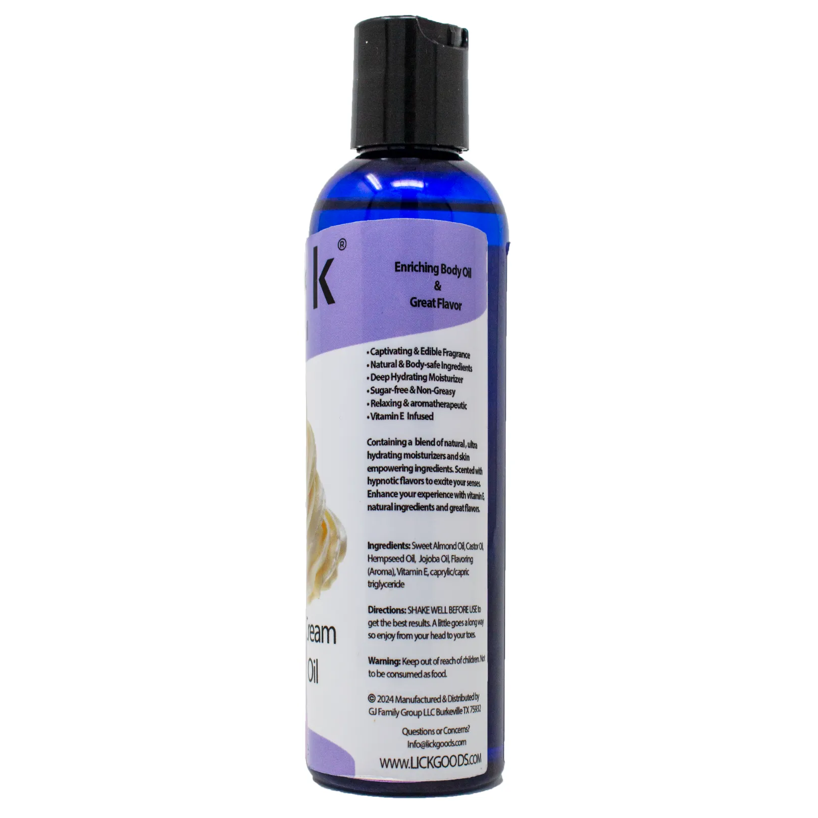 Whipped Cream Scented Body Oil