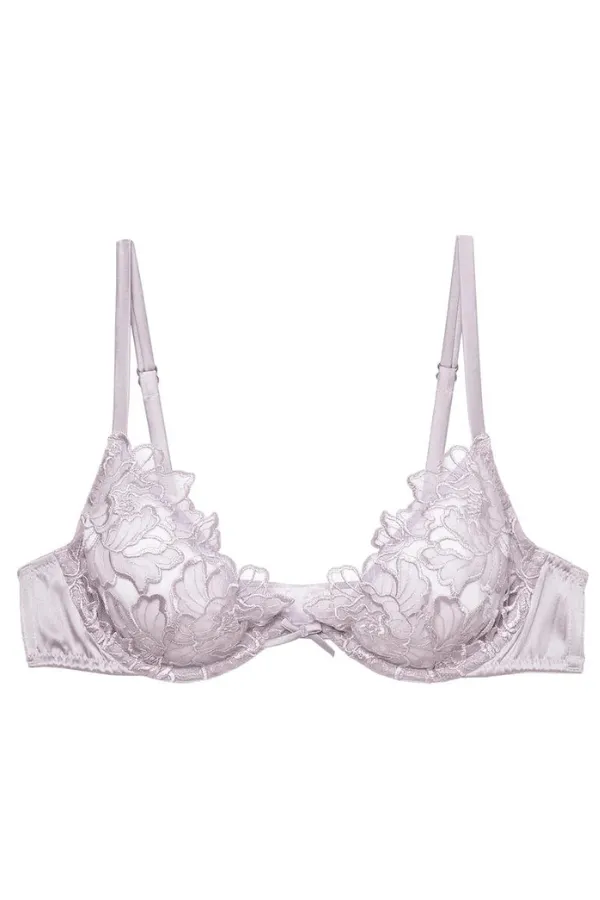Whitney Embroidery Demi Bra - Lilac