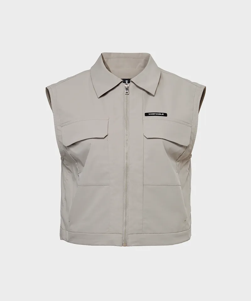 WideAngle: CO Casual Polo Full Open Vest  - 3 Colors