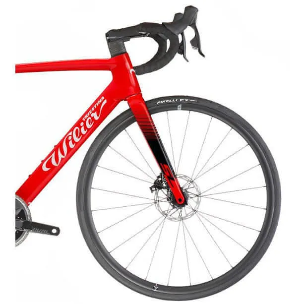 Wilier Triestina Cento 10 SL Disc Rival AXS Carbon Road Bike 2023 - Red & Black