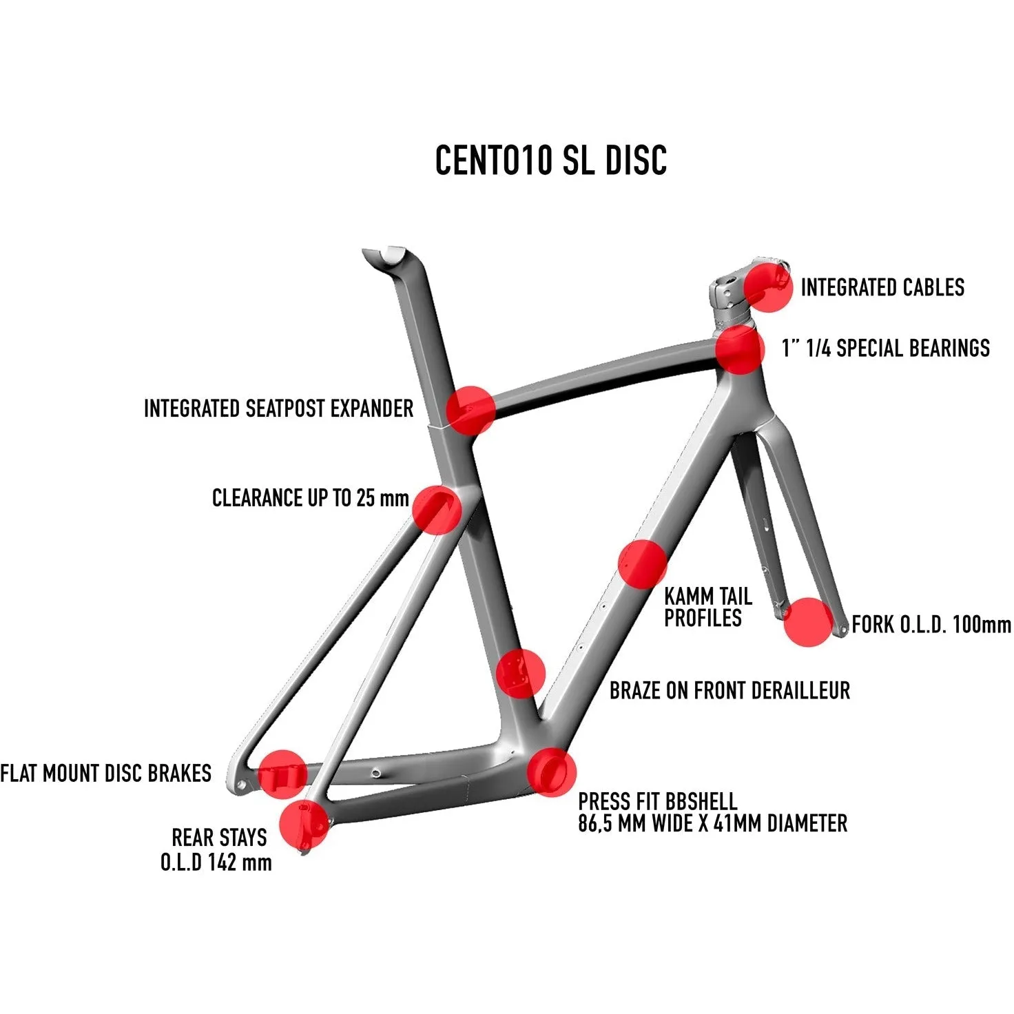 Wilier Triestina Cento 10 SL Disc Rival AXS Carbon Road Bike 2023 - Red & Black