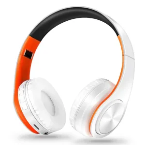 Wireless Bluetooth Headphones - Stereo Sports Headset with Mic, Overhead Earphones for Smart Phone TV PC Tablet