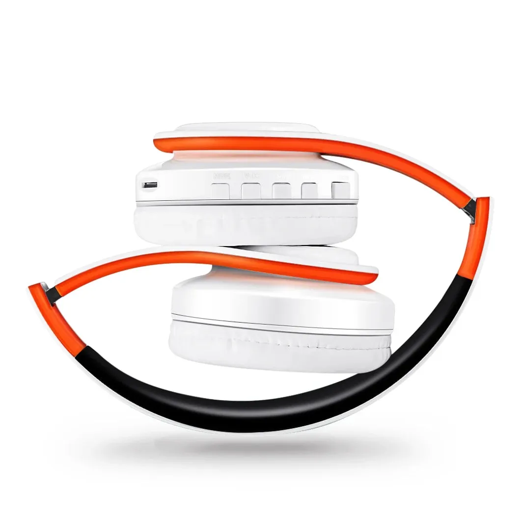 Wireless Bluetooth Headphones - Stereo Sports Headset with Mic, Overhead Earphones for Smart Phone TV PC Tablet