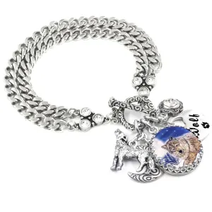 Wolf Charm Bracelet