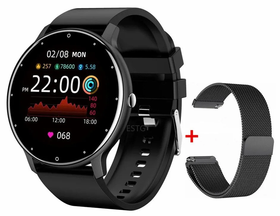 Women Men Sport Fitness Smart watch  Monitor Waterproof Wristband