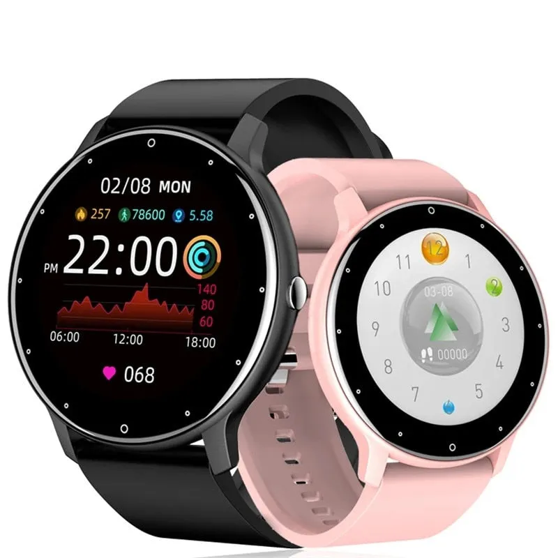 Women Men Sport Fitness Smart watch  Monitor Waterproof Wristband