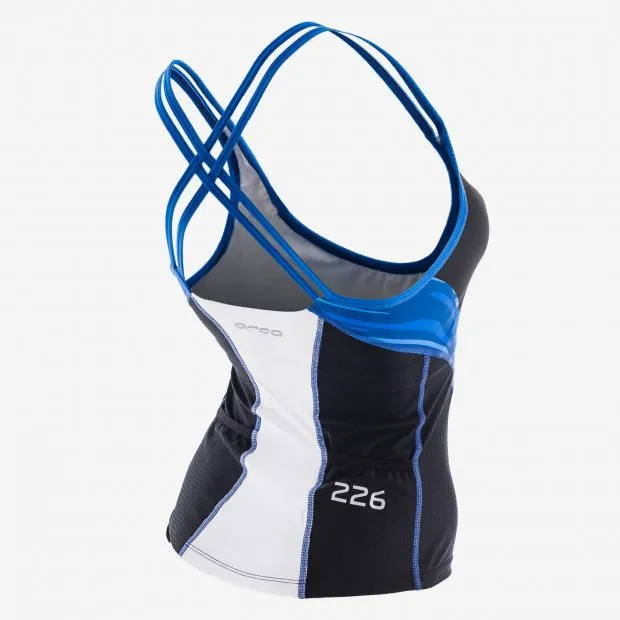WOMENS 226 SINGLET BK-AQ