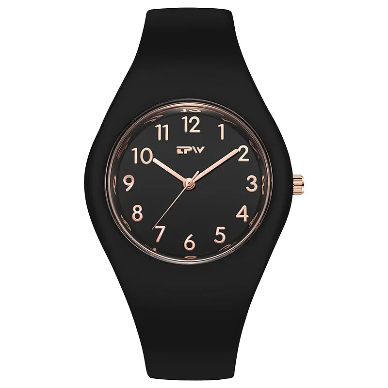Women's 40mm Quartz Rubber Watch