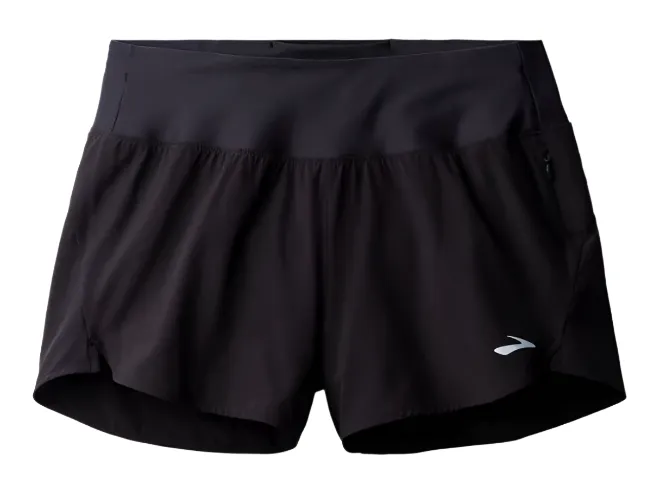 WOMEN'S BROOKS CHASER 3" SHORT 2.0 | BLACK