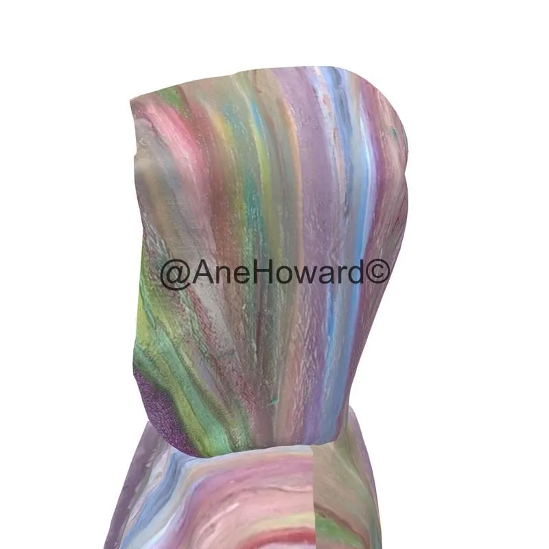 Women's Hooded Rain Mac Rainbow