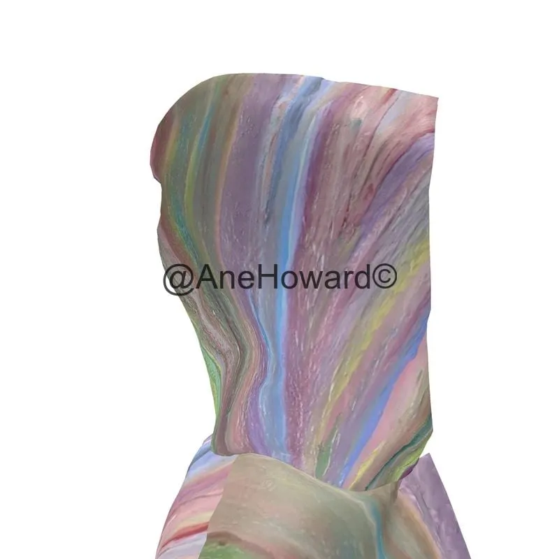 Women's Hooded Rain Mac Rainbow