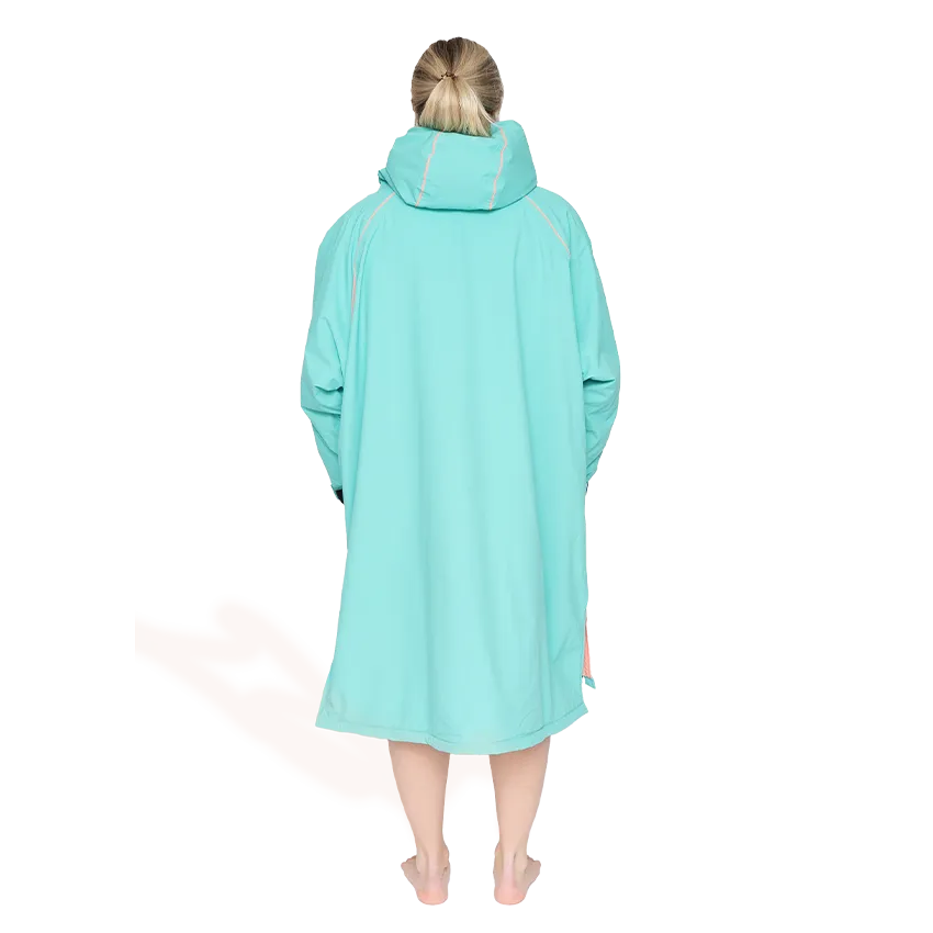 Women's Long Sleeve Pro Change Robe EVO - Icebergs Aqua