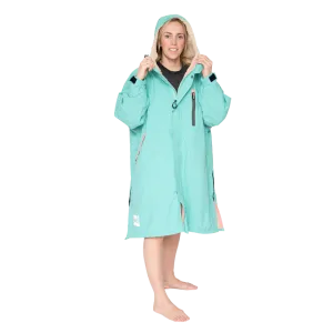 Women's Long Sleeve Pro Change Robe EVO - Icebergs Aqua