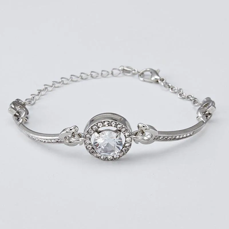 Women's Rose Gold and Silver Watch   Bracelet Set