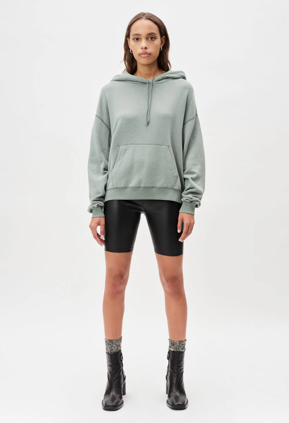 Women's Vintage Fleece Hoodie / Jade