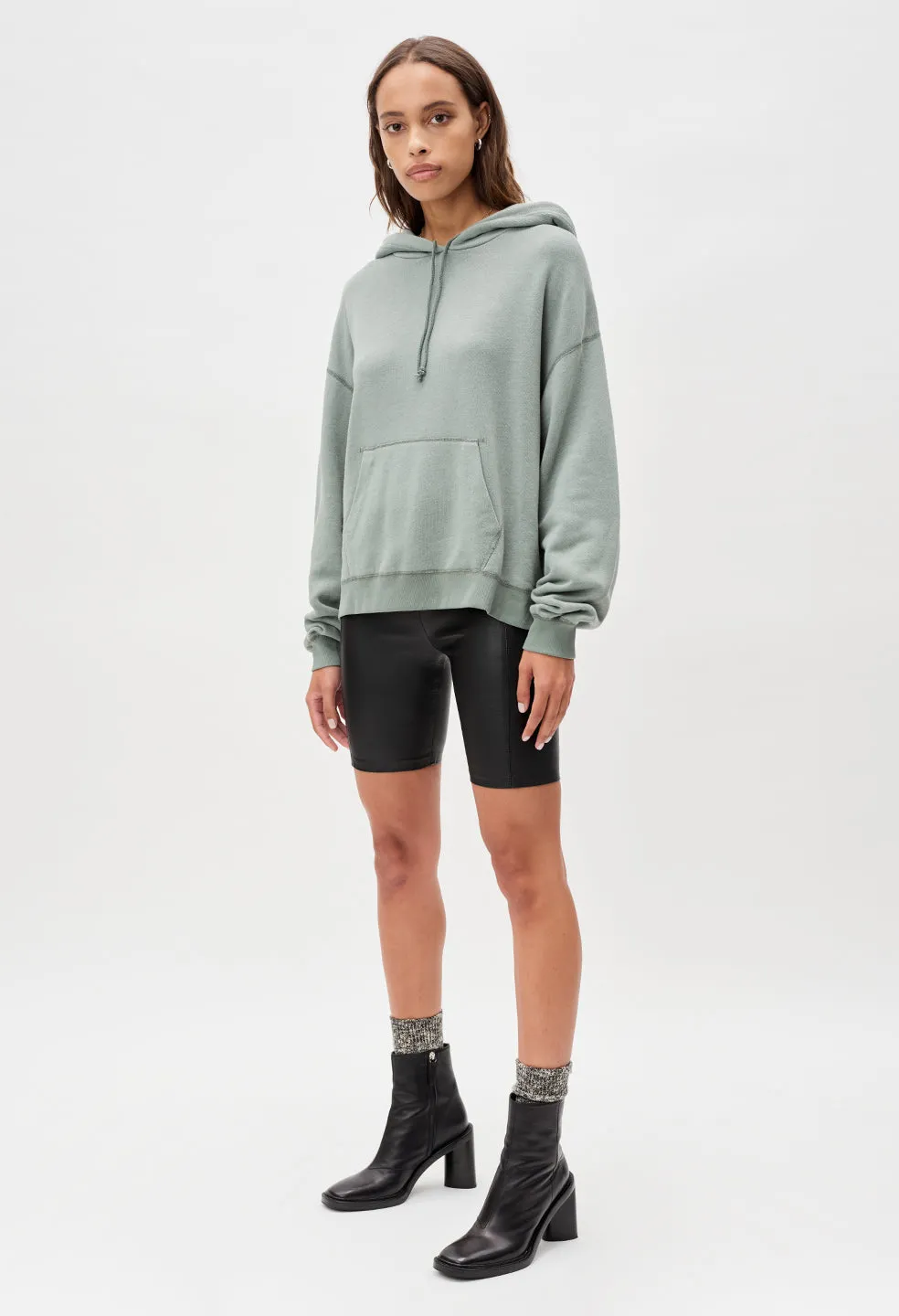 Women's Vintage Fleece Hoodie / Jade