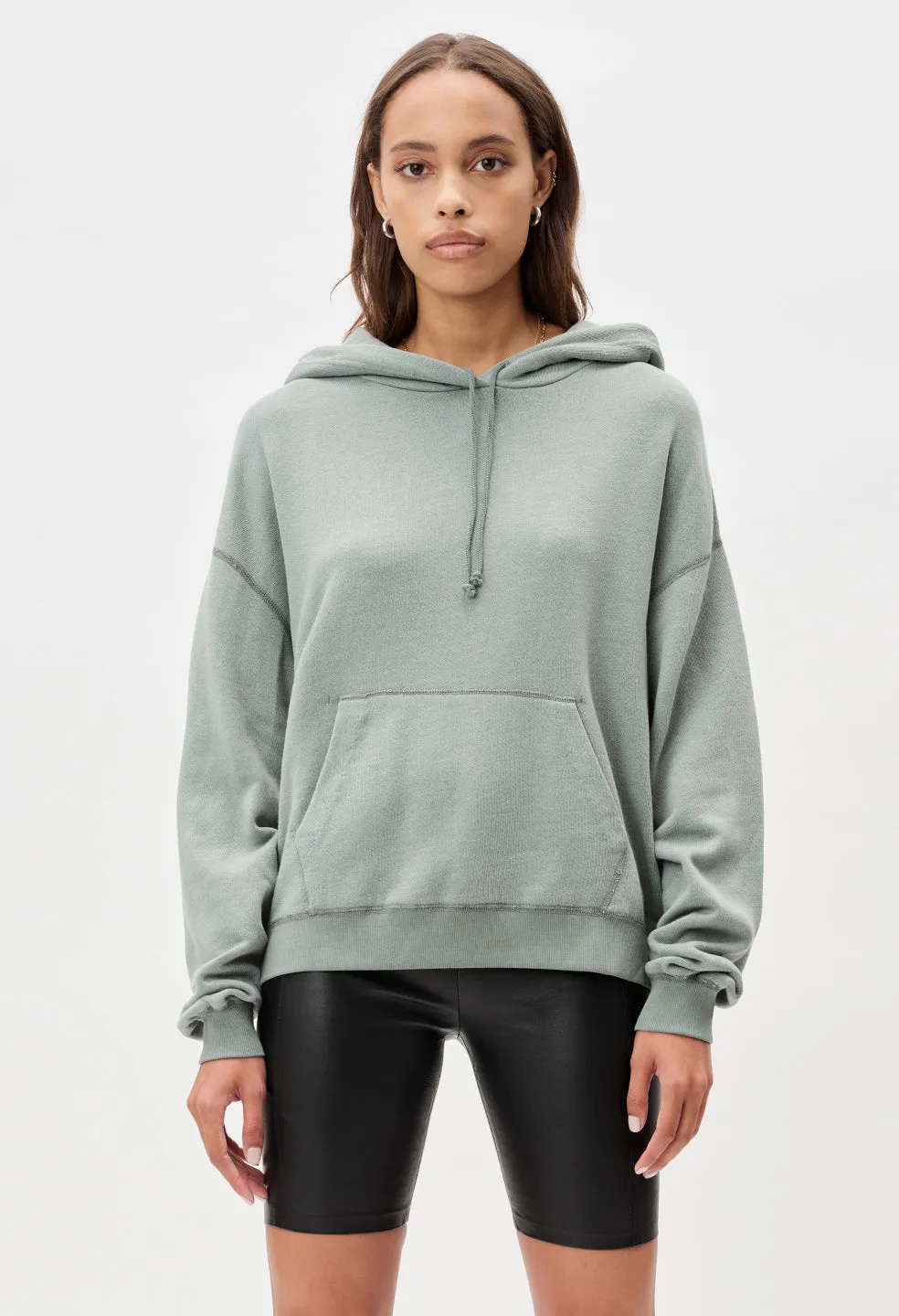 Women's Vintage Fleece Hoodie / Jade
