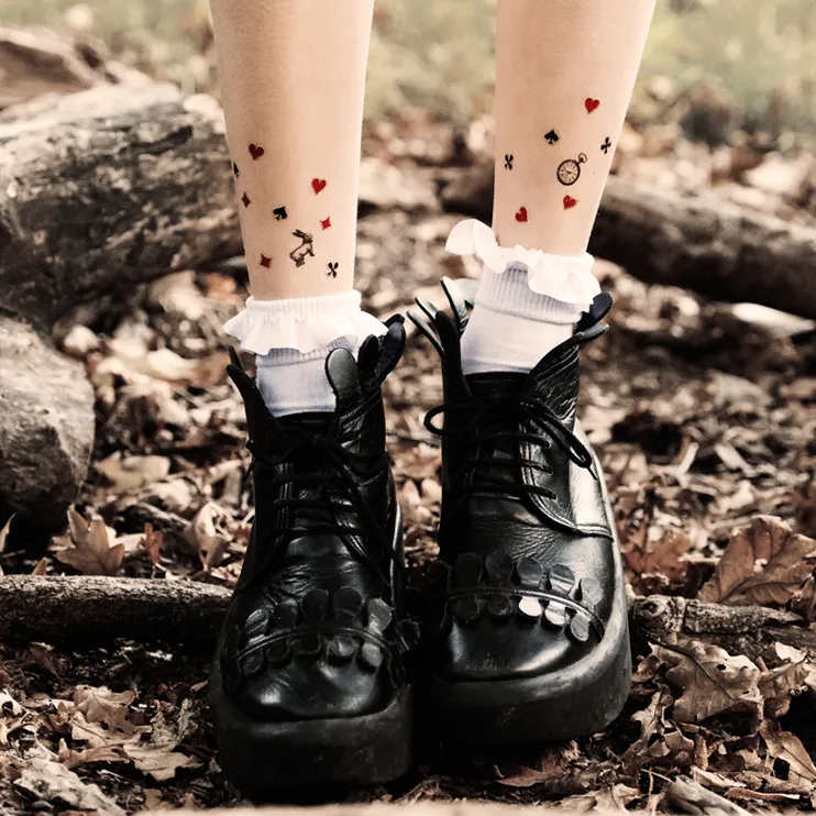 Wonderland Temporary Tattoo