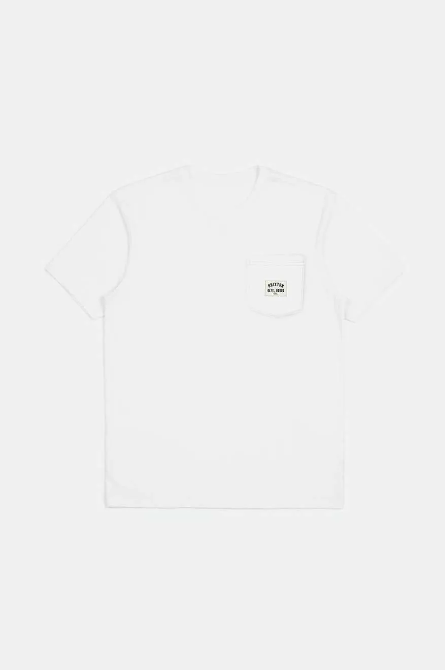 Woodburn S/S Tailored Pocket T-Shirt - White