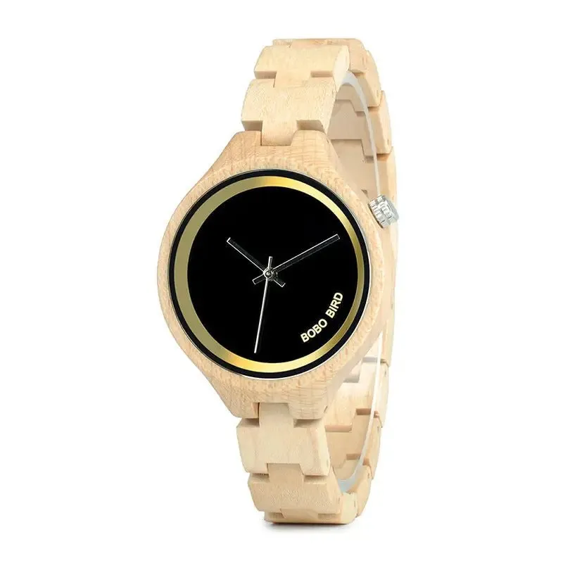 Wooden Watches Men's: Eco-Friendly Wood Quartz Timepiece