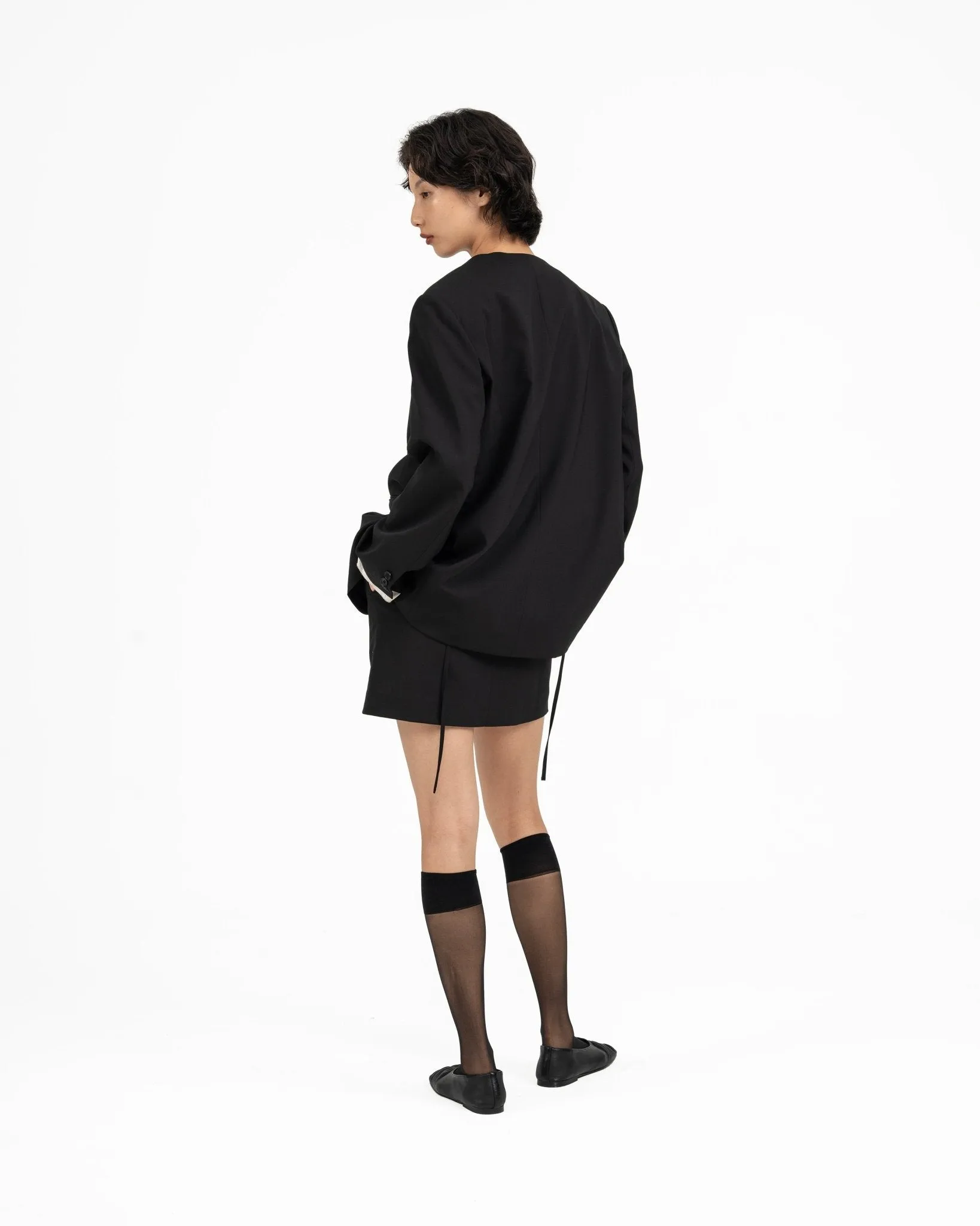 Wool Mini Skirt