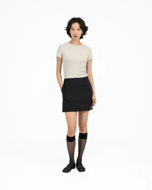 Wool Mini Skirt