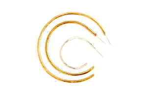 workshop / intro to working with metals   making HOOP or RIBBON EARRINGS