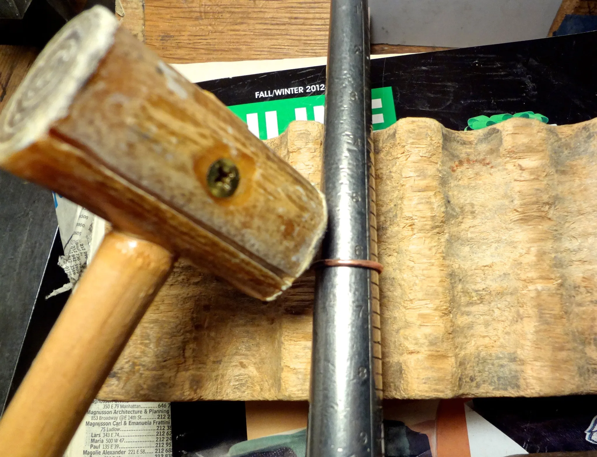 workshop / intro to working with metals   making stack rings