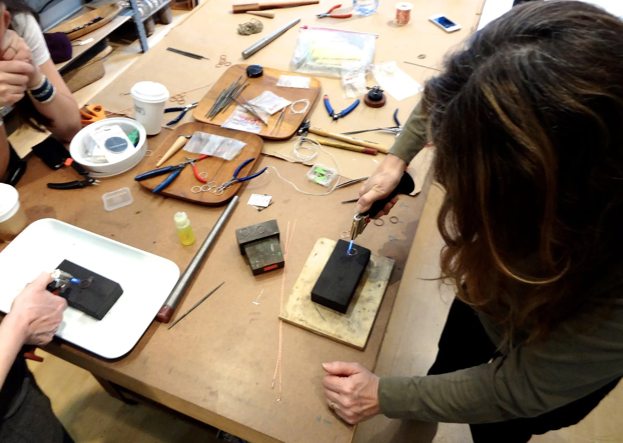 workshop / intro to working with metals   making stack rings