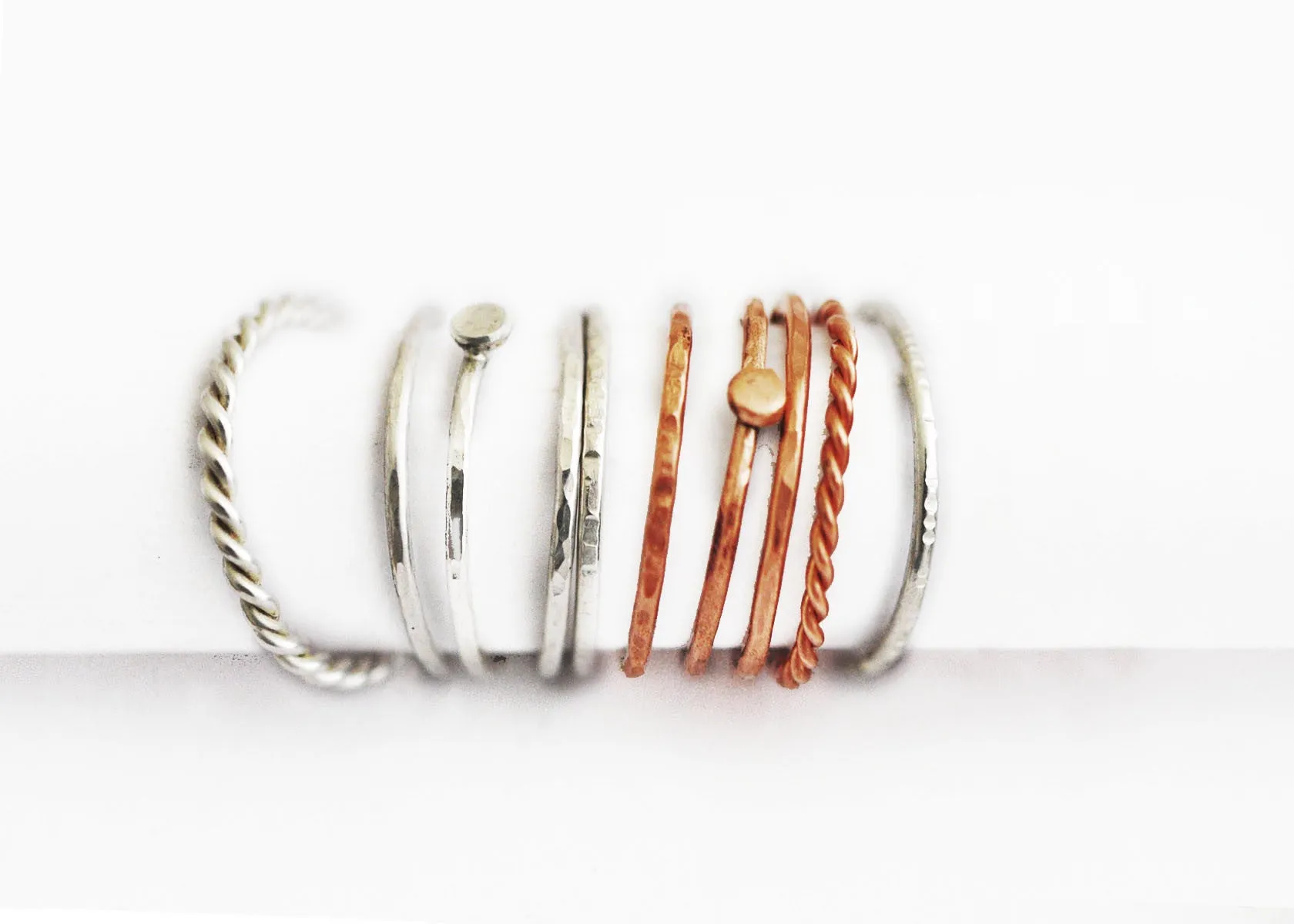 workshop / intro to working with metals   making stack rings