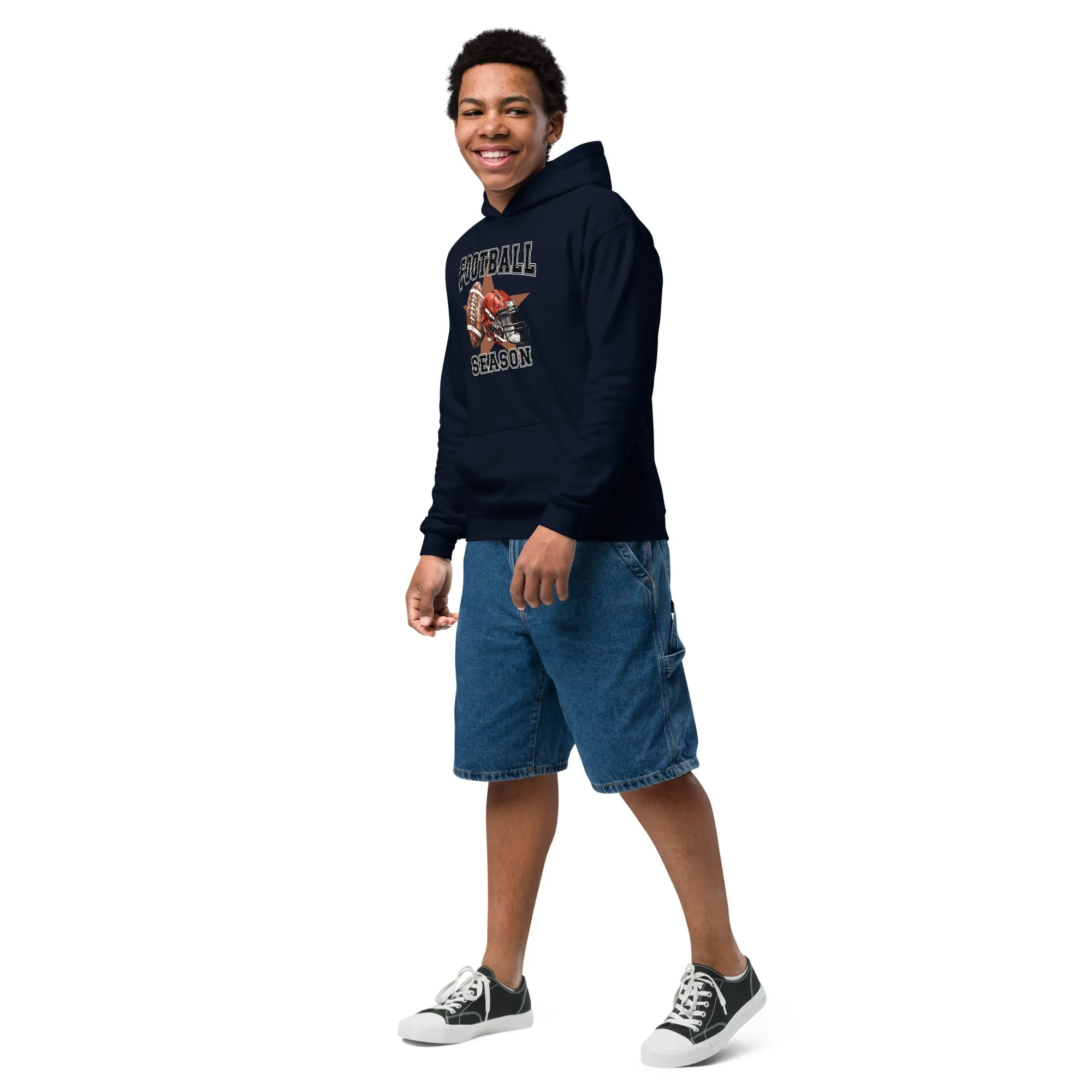 Youth heavy blend hoodie, Football Hoodie, Youth - Unisex