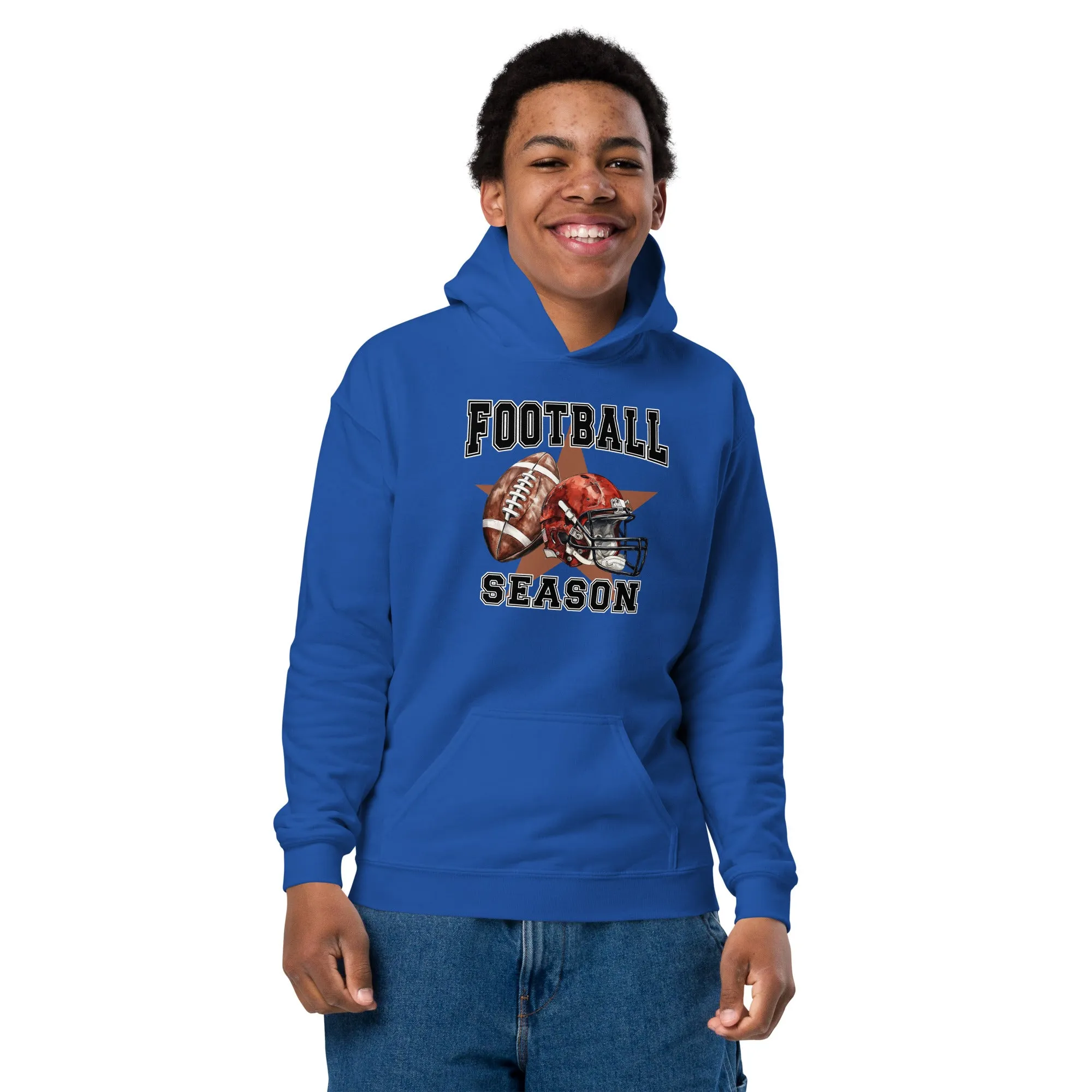 Youth heavy blend hoodie, Football Hoodie, Youth - Unisex
