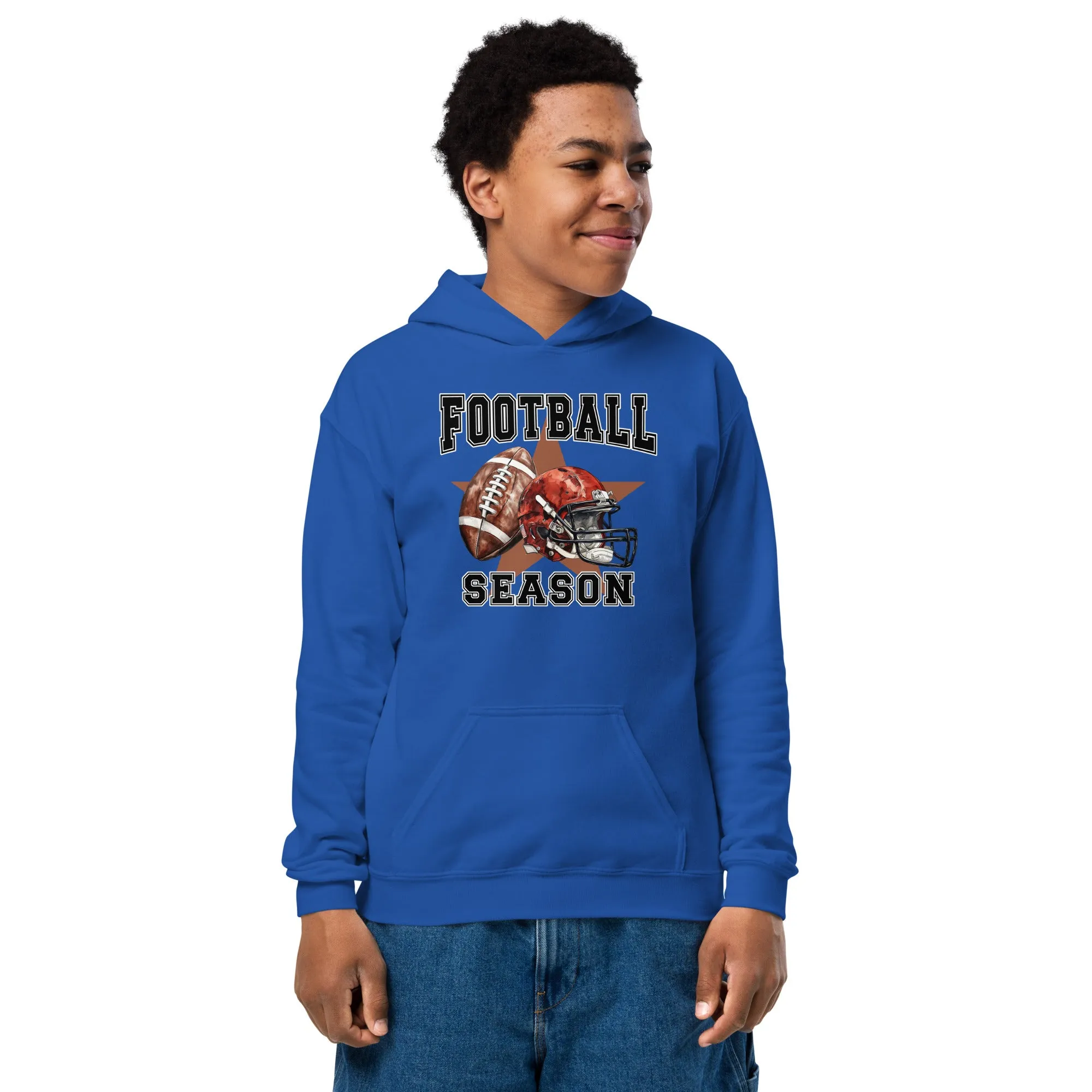 Youth heavy blend hoodie, Football Hoodie, Youth - Unisex