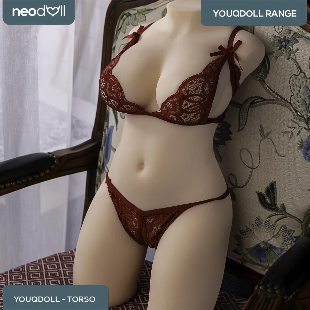 YQ Torso with Skeleton - TPE - 9.5KG - Natural - NudeMakeup