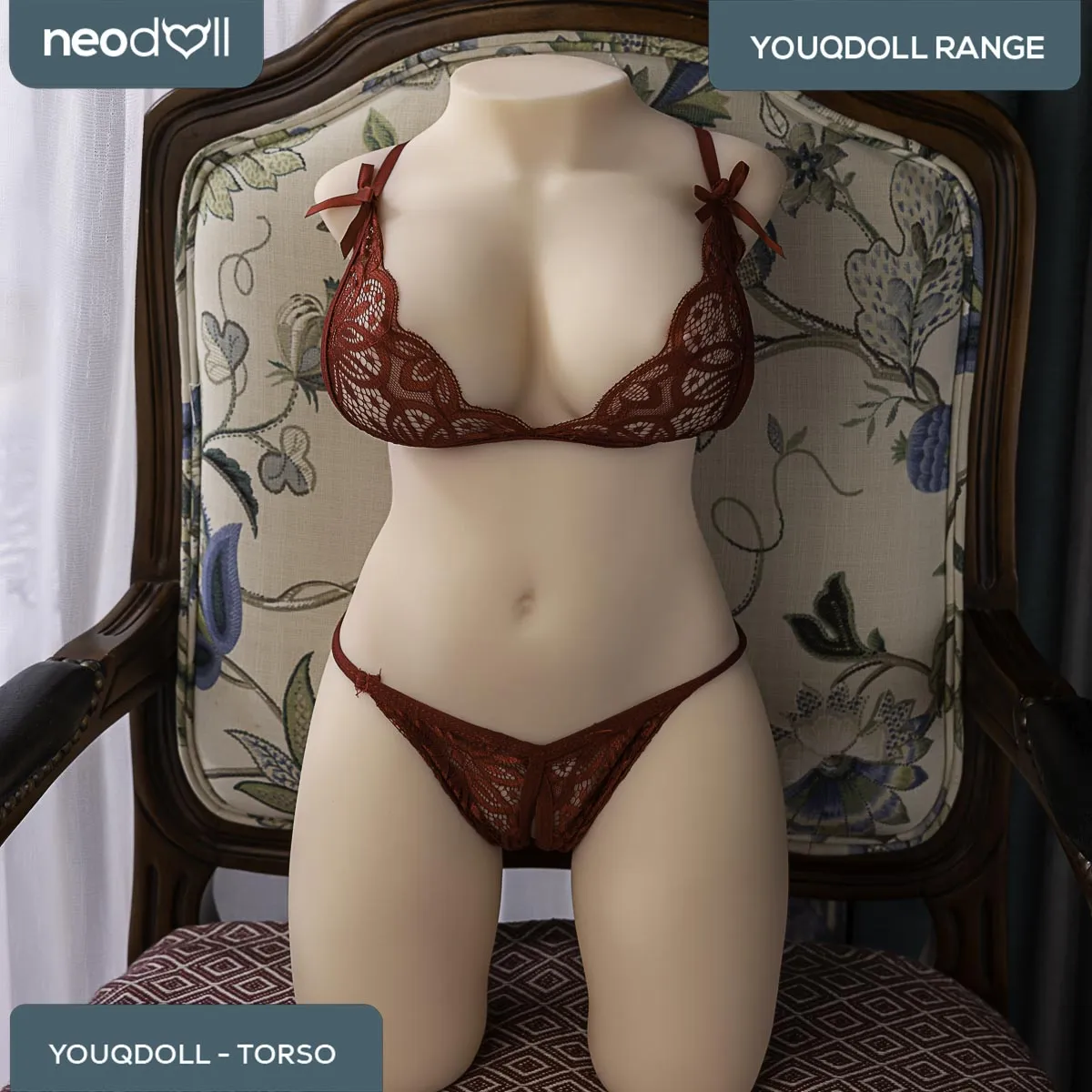 YQ Torso with Skeleton - TPE - 9.5KG - Natural - NudeMakeup