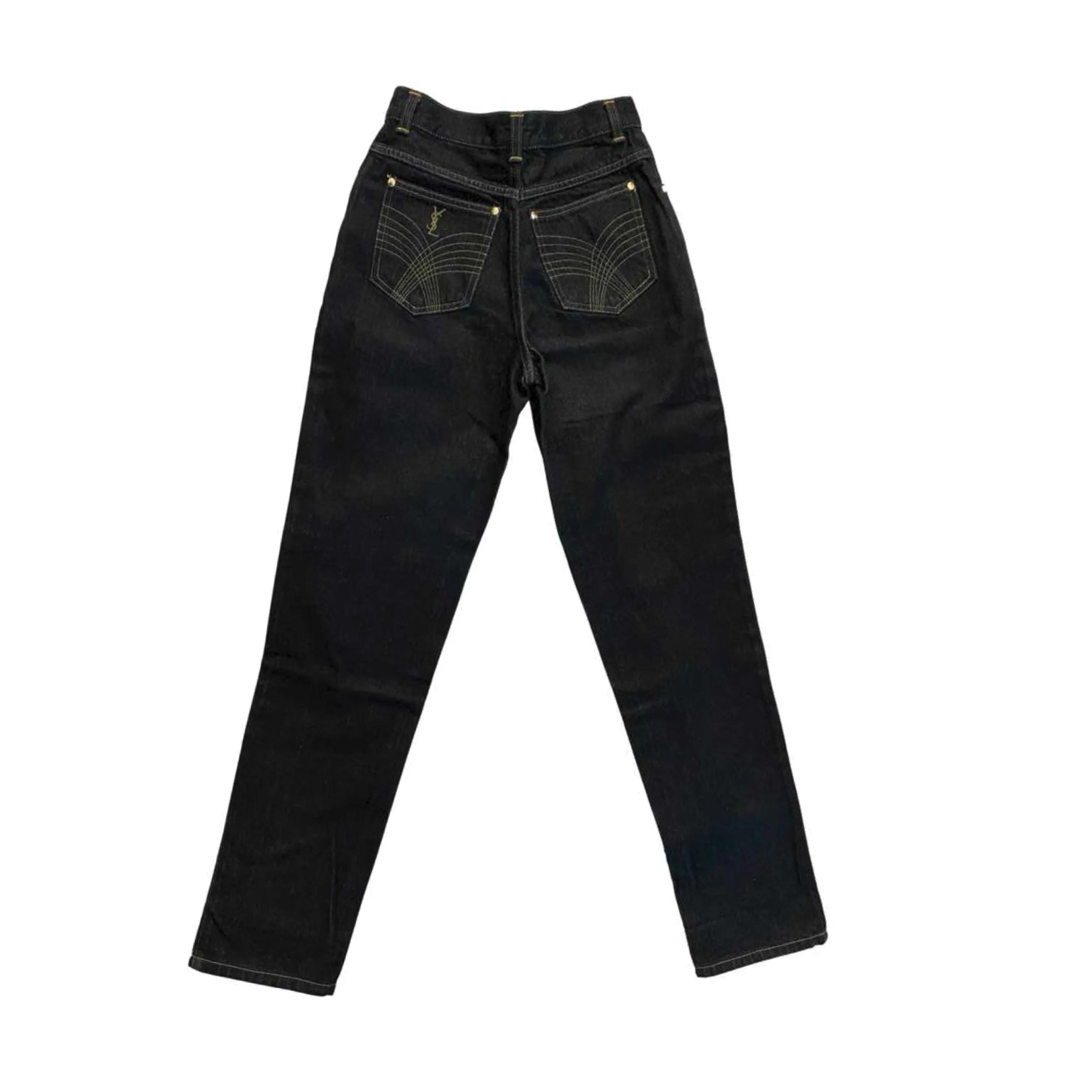 YSL Logo Pocket Jeans