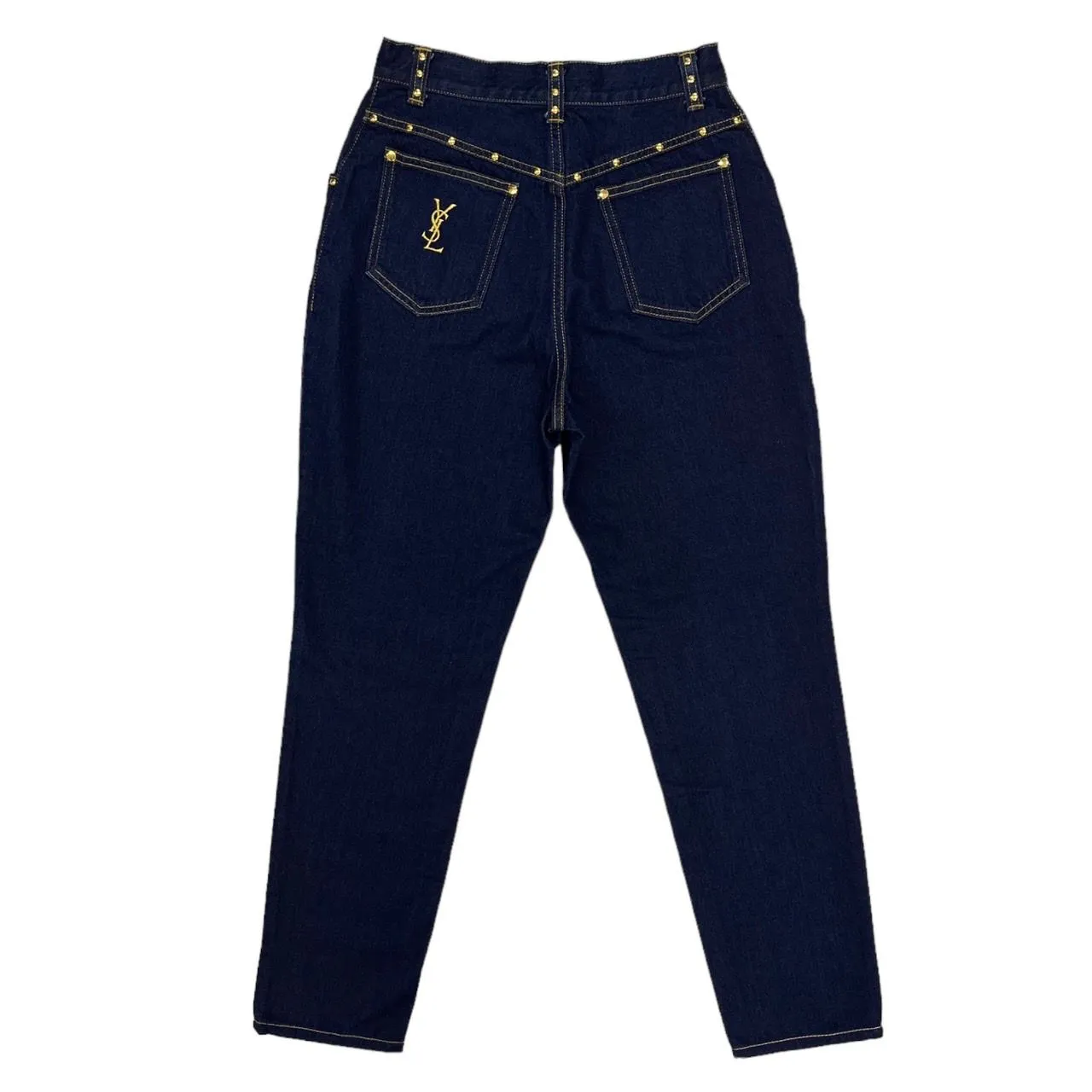 YSL Logo Pocket Jeans