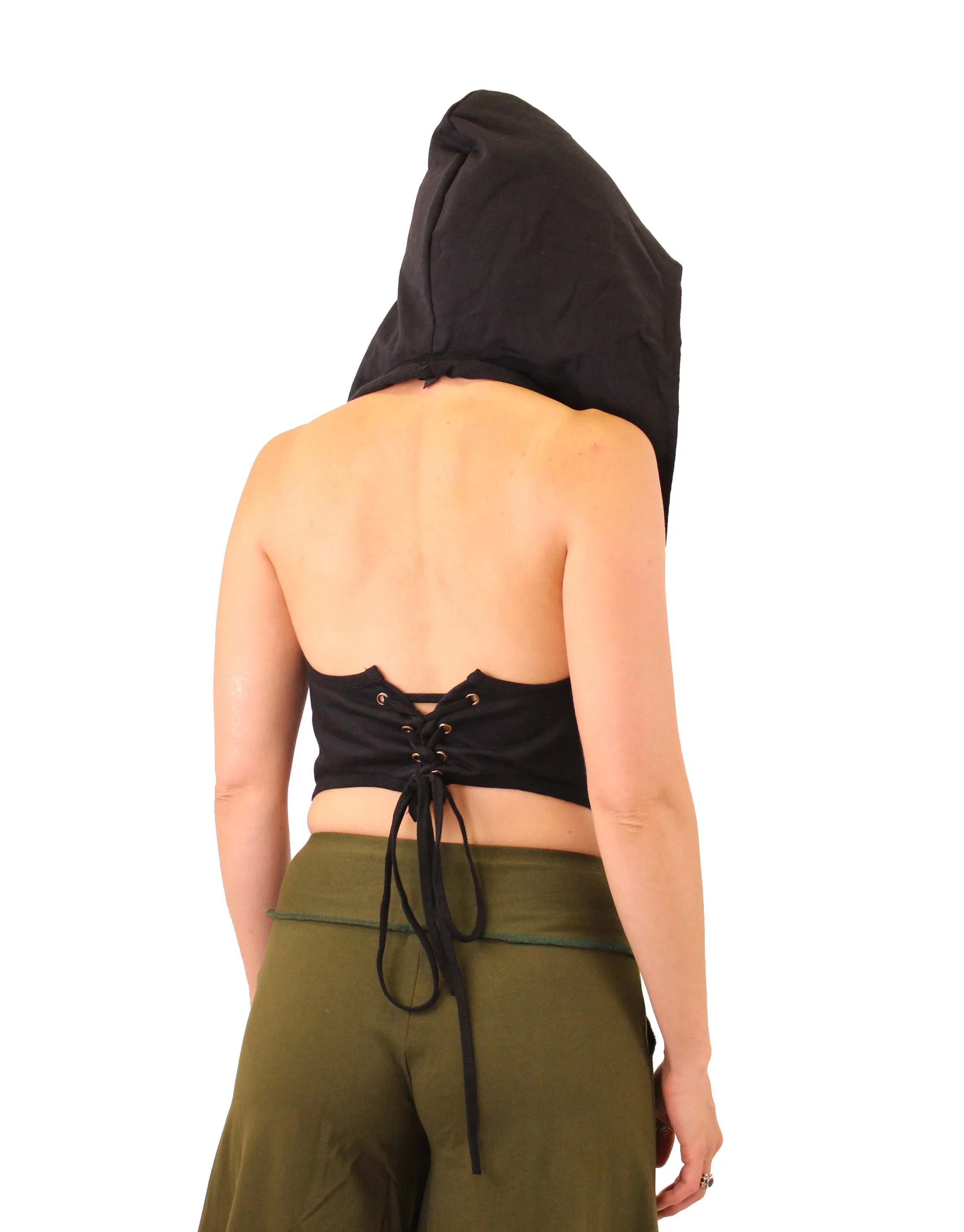 Zip Hood Sweatshirt Vest
