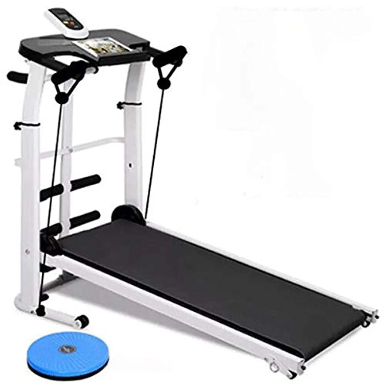 Zzfni Treadmill Treadmill,Folding Treadmills for Home with Incline, Mechanical Foldable Walking Machine Home Fitness Equipment Sports Equipment Aerobic Equipment Foldable Treadmill (Color : Black)